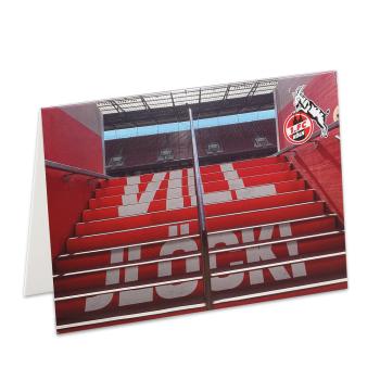 1. FC Köln Grußkarte "Vill Jlöck"